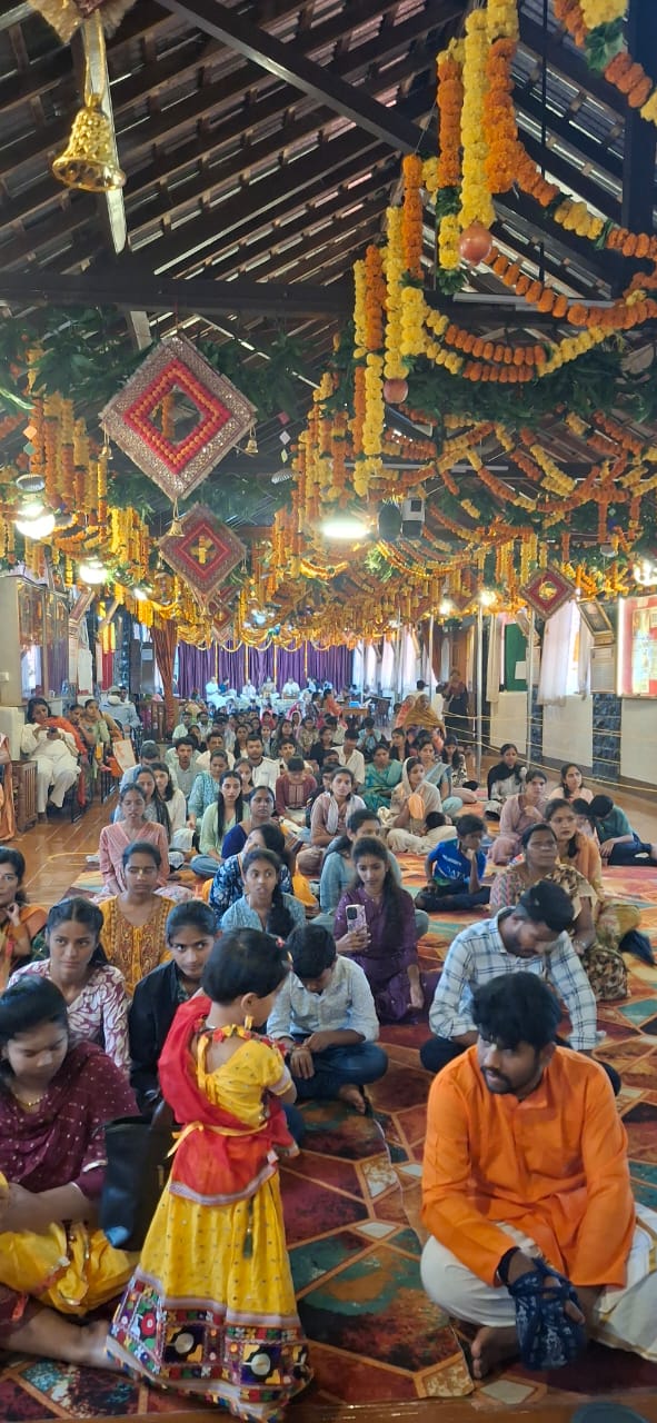 इस्कॉनमध्ये जन्माष्टमी उत्साहात साजरी