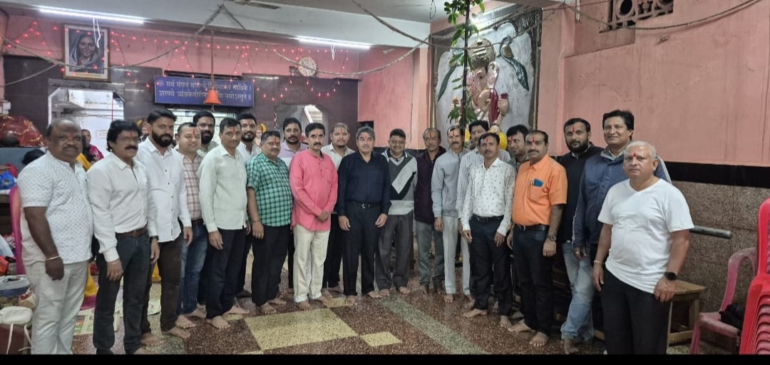 दैवज्ञ गणेशोत्सव मंडळ तर्फे श्री च्या मंडपाची मूर्तमेढ