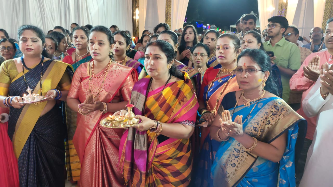 सामाजिक उपक्रमांसह श्रींगरी कॉलनीत गणेशोत्सवाची थाटामाटात साजरी