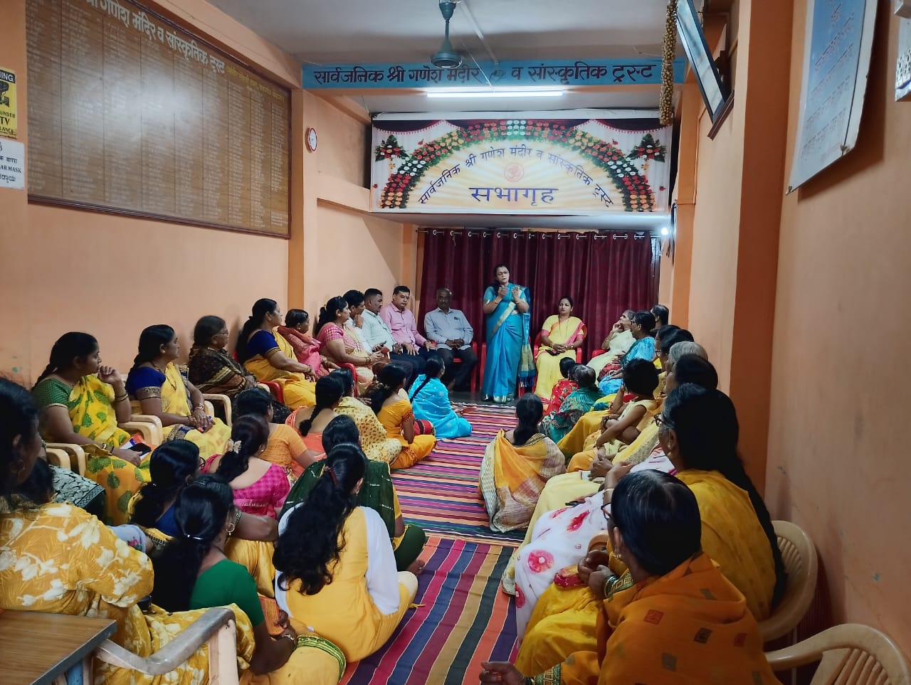 वडगाव विभागात मराठा समाजाची बैठक पार पडली