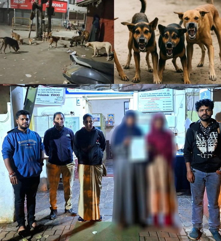 भटक्या कुत्र्यांना कच्चे मांस खाऊ घालणाऱ्या दोन महिलांविरुद्ध कॅम्प पोलीस ठाण्यात तक्रार दाखल