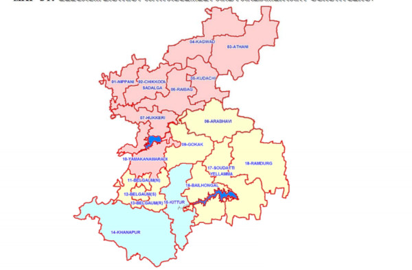 बेळगाव जिल्ह्यात ६ नव्या मतदारसंघांची शक्यता; २०२८ मध्ये मोठे राजकीय बदल घडणार