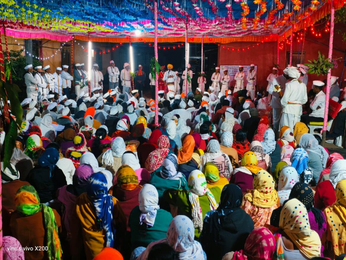 नवीन वर्षाच्या जल्लोषातही घोटगाळीत आध्यात्मिक परंपरेचे जतन