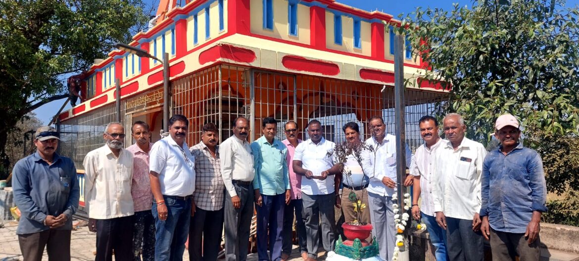 उचगाव गणेश मार्कंडेय तीर्थक्षेत्रातील सभामंडपाचे पूजन उत्साहात