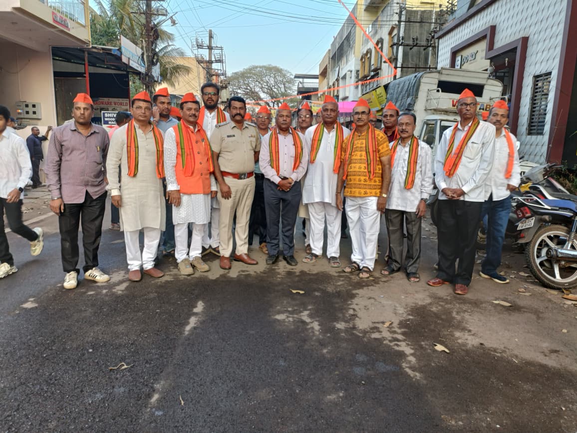 स्वामी समर्थ आराधना केंद्रात पालखीचे जल्लोषात स्वागत