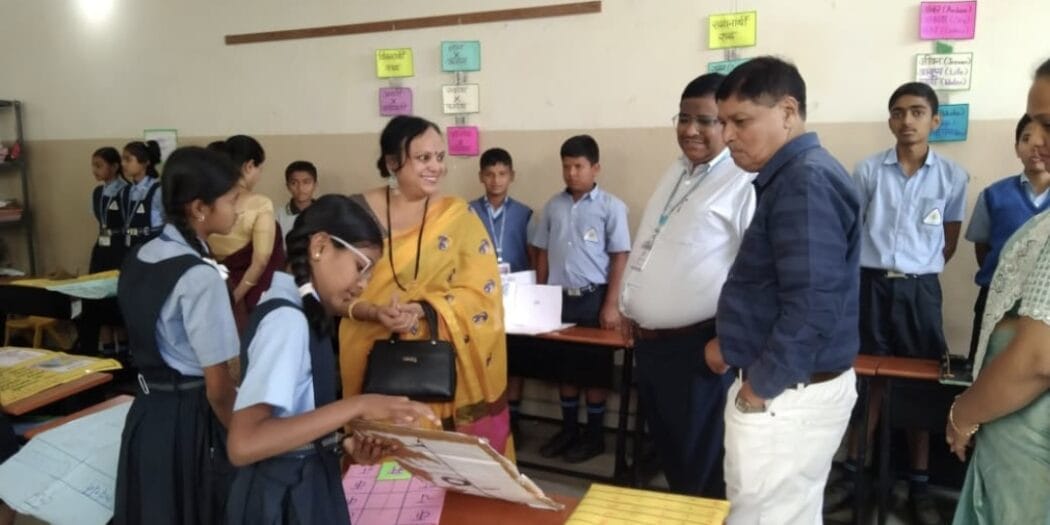 ज्योती सेंट्रल स्कूलमध्ये ‘स्पेक्ट्रम’ व ‘आकार’ प्रदर्शन उत्साहात संपन्न