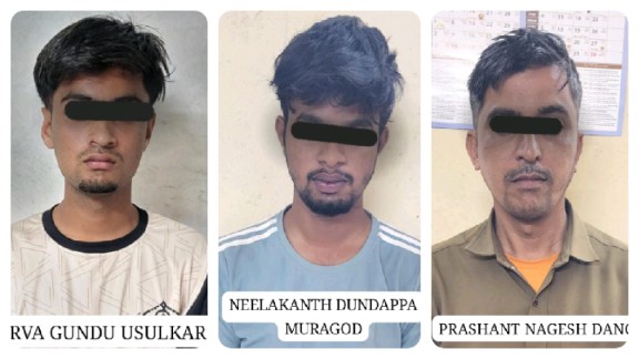 लॉरी चालकावर प्राणघातक हल्ला करणाऱ्या तिघांना कॅम्प पोलिसांकडून अटक