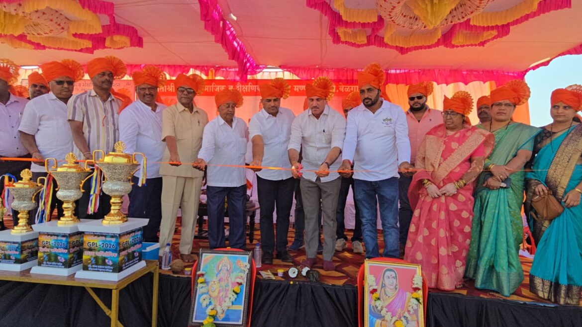 महाशिवरात्रीनिमित्त ‘मातोश्री ट्रॉफी’ ग्रामपंचायत प्रीमियर लीगचे जल्लोषात उद्घाटन