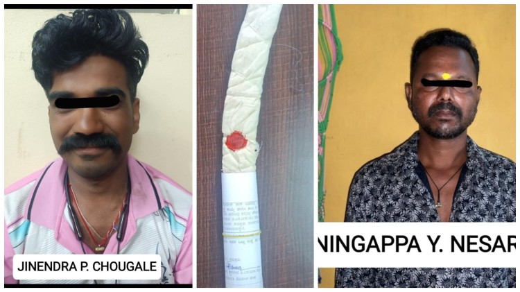 बेळगावात माळमारुती पोलिसांची कारवाई; धारदार शस्त्रासह आरोपी अटकेत, मटका प्रकरणातही छापा