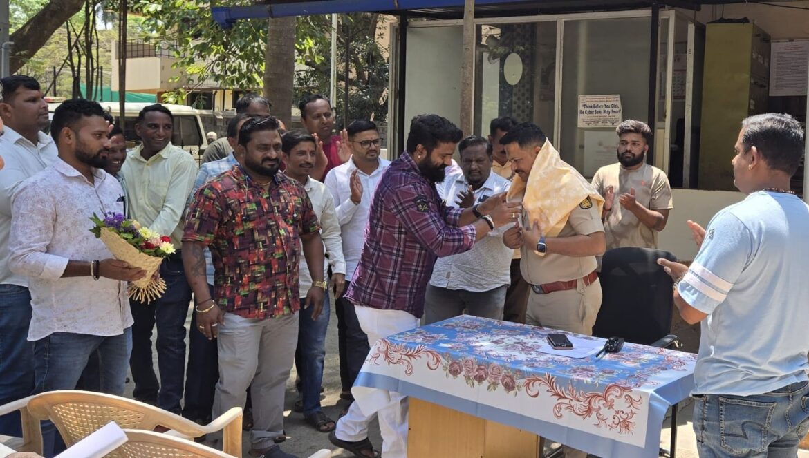 बेळगाव पोलीस प्रशासनाचा श्री रामसेना हिंदुस्थान कडून सत्कार; 6.36 कोटींची मालमत्ता परत केल्याबद्दल गौरव