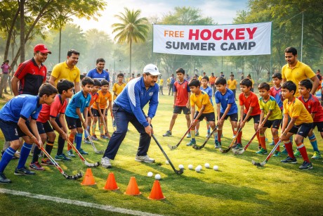 बेळगावात मोफत हॉकी उन्हाळी प्रशिक्षण शिबिराचे आयोजन