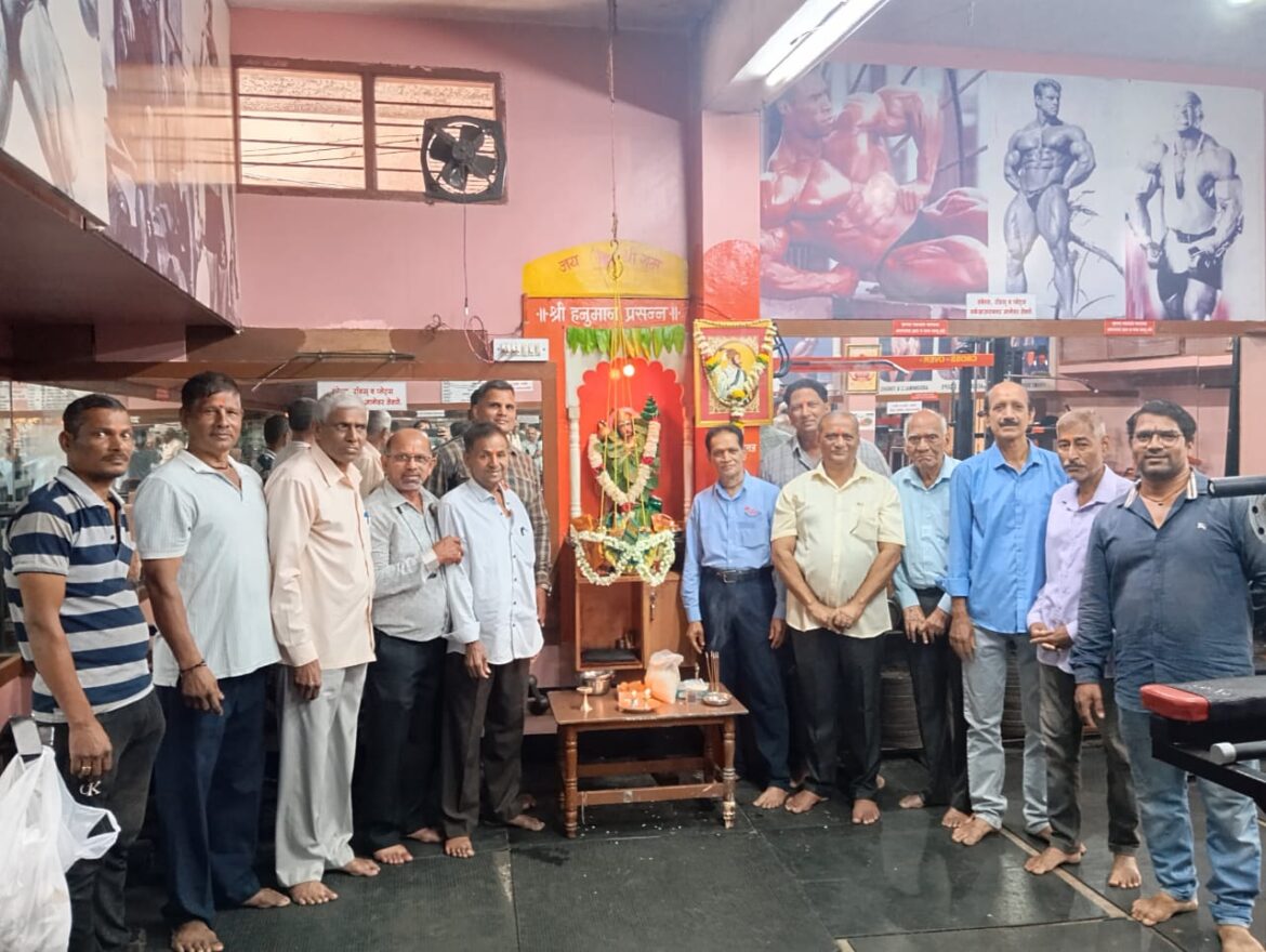 कंग्राळ गल्लीतील श्री शिवाजी व्यायाम शाळेत हनुमान जयंती उत्साहात साजरी