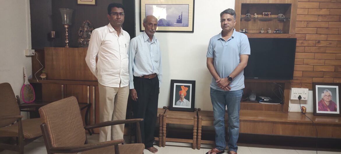 सीमाभागातील सुपुत्र नरेश पाटील यांची बेळगाव भेट; स्व. दीपक दळवी यांना भावपूर्ण श्रद्धांजली