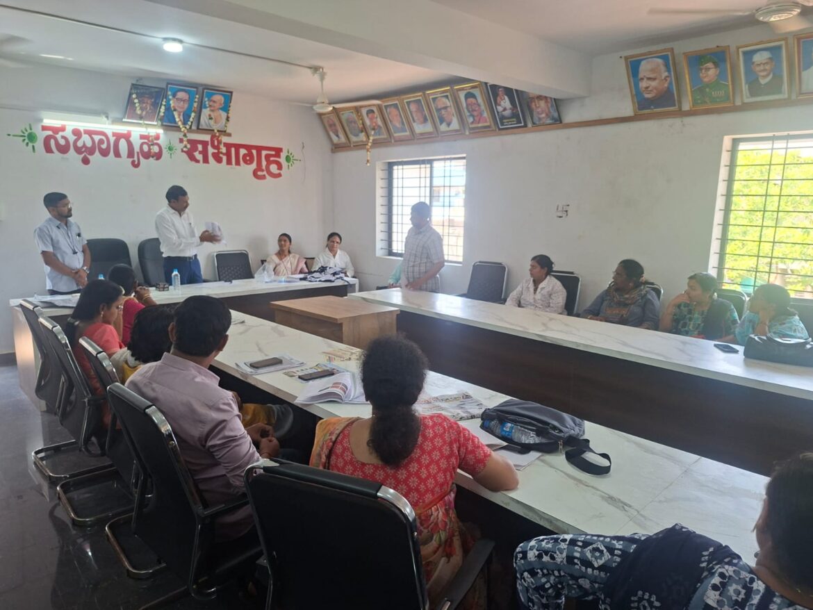 हिंडलगा नगरपंचायत कार्यक्षेत्रातील जनगणना गणतीदारांना प्रशिक्षण कार्यक्रम संपन्न
