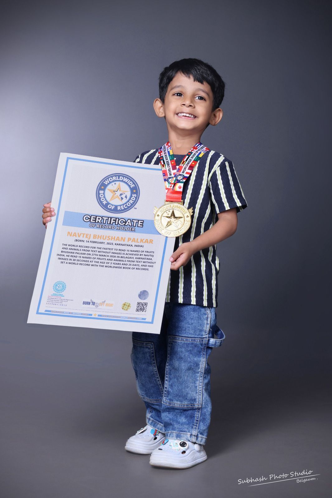 Minor Boy Navtej Sets World Record