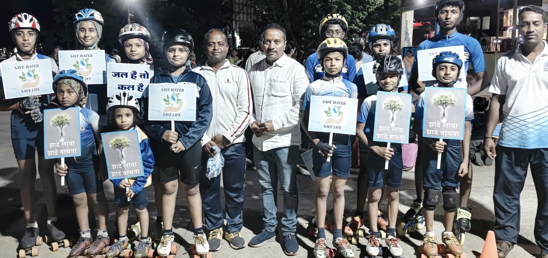 “Plant Trees, Save Trees” Awareness Skating Rally Held in Belgaum