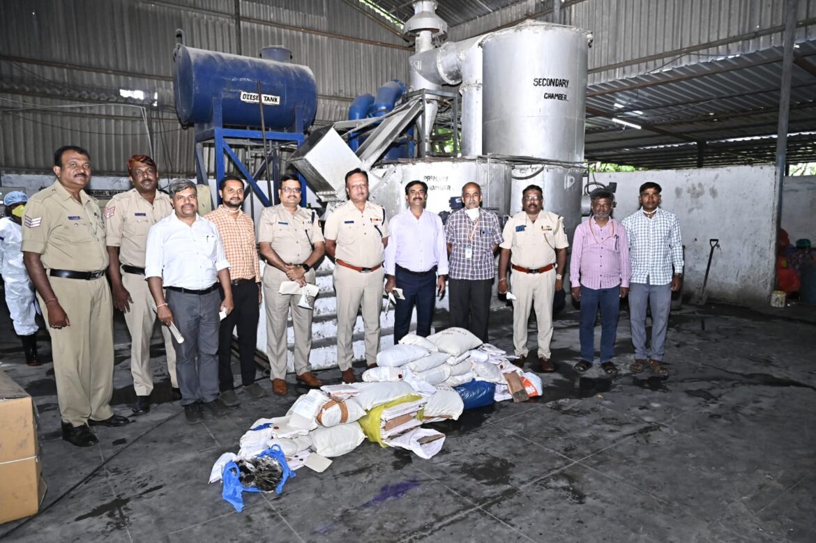 बेळगाव शहर पोलिसांकडून तब्बल ₹57.78 लाखांचे अमली पदार्थ नष्ट; 24 प्रकरणांतील जप्त मुद्देमालाची वैज्ञानिक पद्धतीने विल्हेवाट