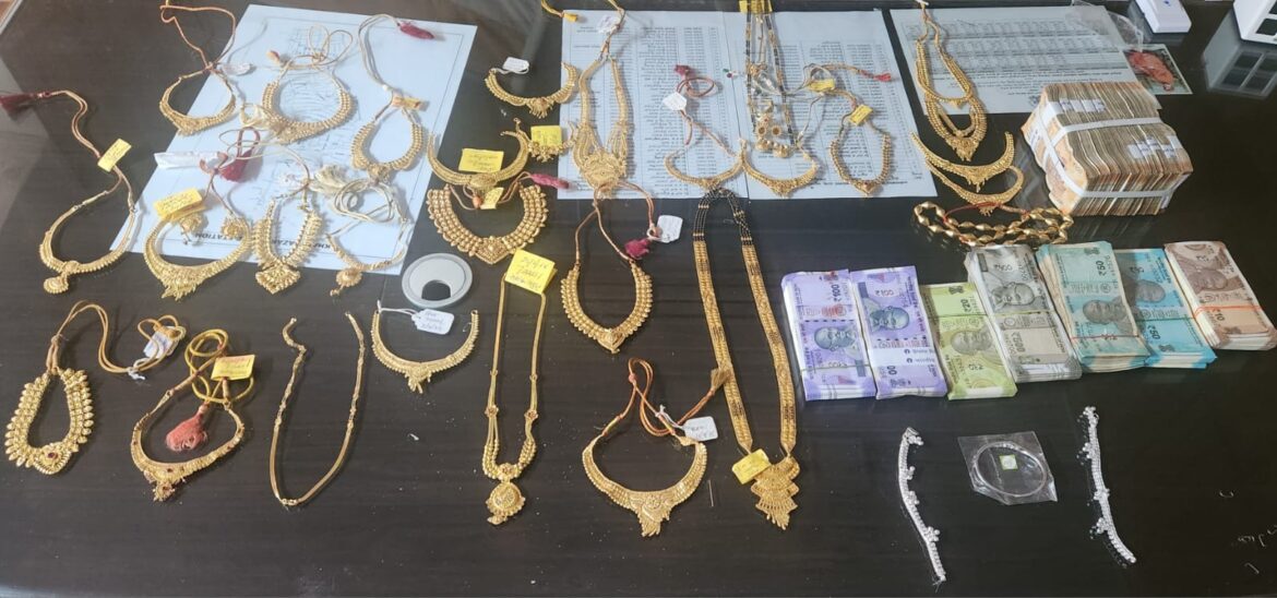 Jewellery Shop Owner Arrested for Staging Burglary; Gold, Silver and Cash Worth ₹65.95 Lakh Recovered