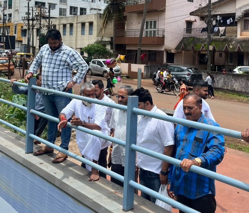 Belgaum City Corporation-Owned Ganesh Idol Immersion Tank at Vadgaon in Pathetic Condition; Mahamandal Conducts Spot Inspection