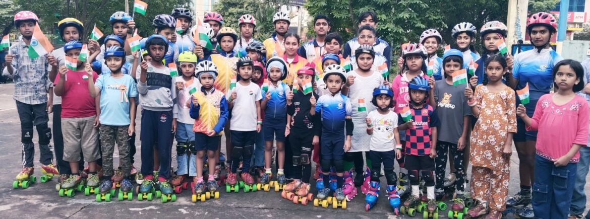 स्वातंत्र्यदिनानिमित्त बेळगावात ८० मिनिटांची स्केटिंग रॅली