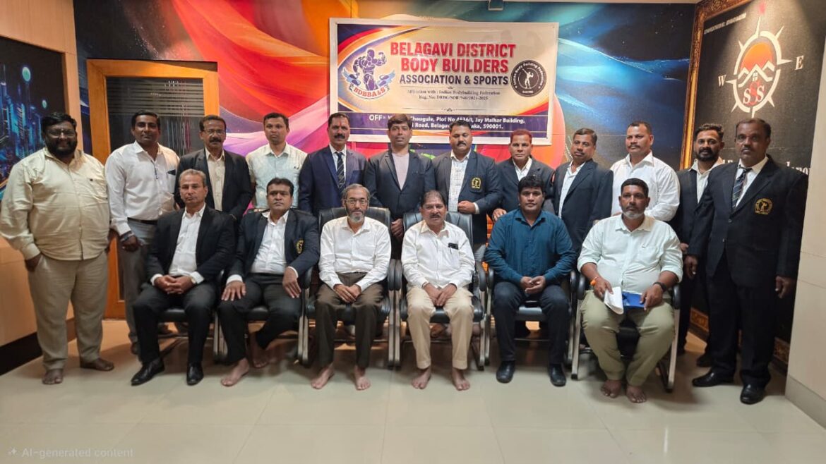 बेळगाव डिस्ट्रिक्ट बॉडी बिल्डर्स असोसिएशनची वार्षिक सभा; ‘जय गणेश श्री-2026’ स्पर्धेची घोषणा