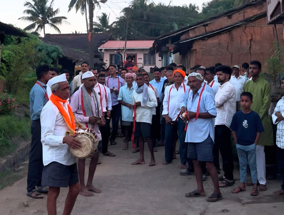 जटगे सार्वजनिक गणेशोत्सव मंडळाचा गणेश आगमन सोहळा उत्साहात