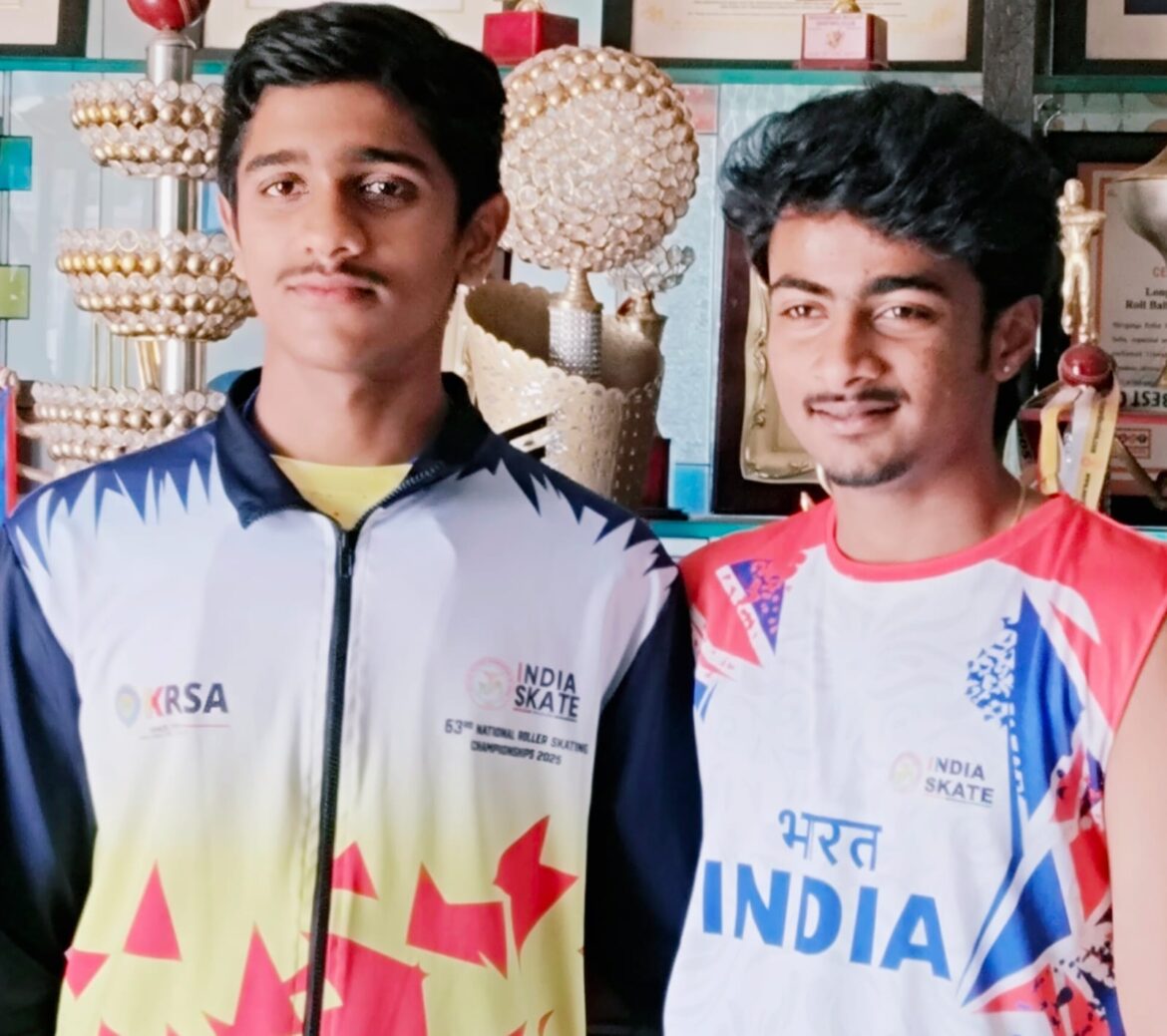जागतिक स्केटिंग स्पर्धेसाठी देवेन बामणे आणि साईराज मेंडके यांची भारतीय संघात निवड