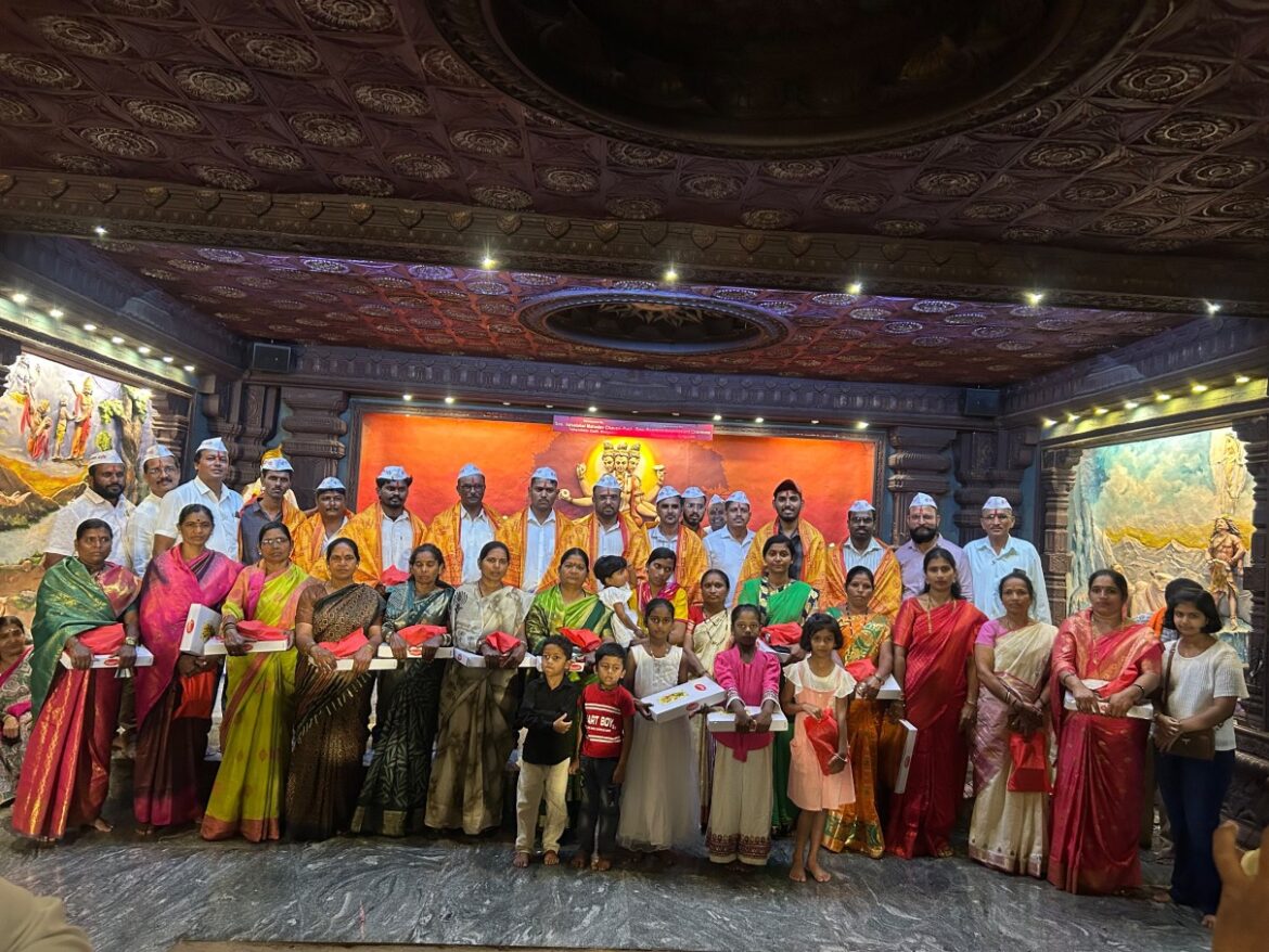 दक्षिणकाशी कपिलेश्वर मंदिरात महिषासुरमर्दिनी मूर्तीचा अनावरण सोहळा उत्साहात