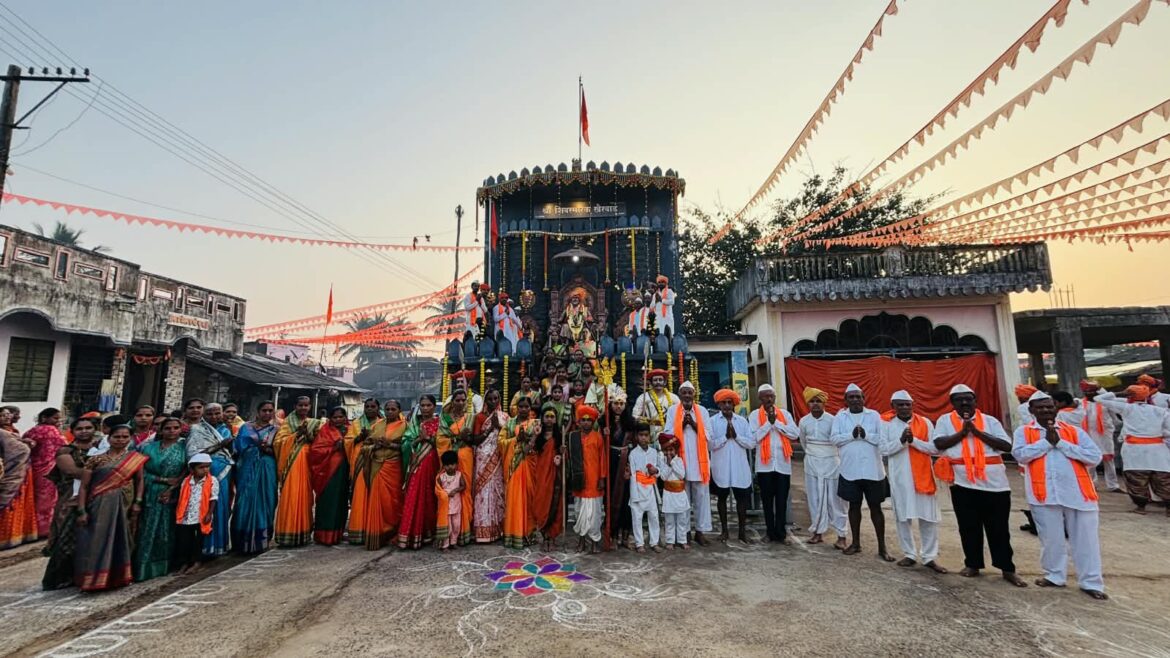खैरवाड येथे श्री दुर्गामाता दौडची उत्साहात सांगता; भगव्या पताकांनी अवघी नगरी भगवेमय!